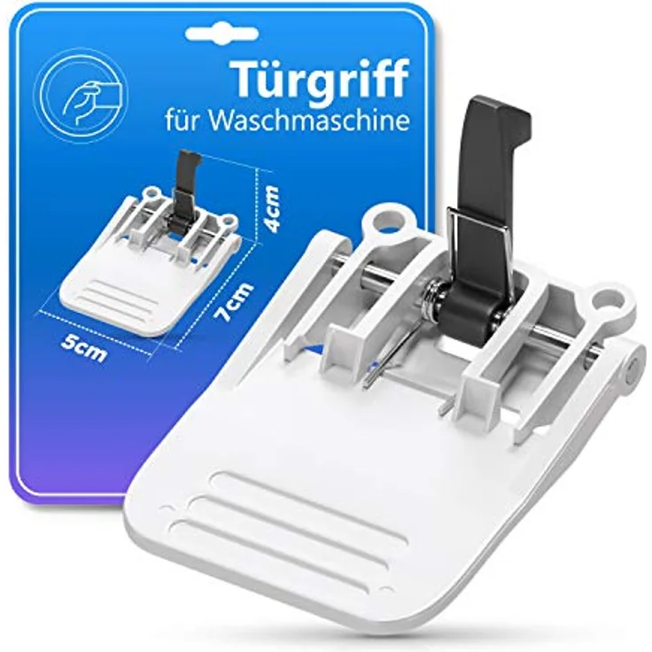 Griff Türgriff Bullauge Ersatz für Fagor LA8E000L0 AS0012711 LA8E000B2 Brandt 55X9898 Ersatztürgriff für Waschmaschine