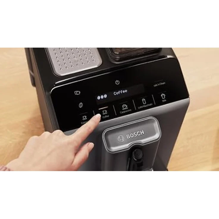 Bosch Hausgeräte VeroCafe Diamond Kaffeevollautomat, Serie 2, titanium metallic, Easy Select Display, OneTouch-Funktion, Keramikmahlwerk, Aroma Max System – Bild 7