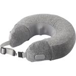 cemon Aufblasbares Nacken-Massagekissen Shiatsu, mobiles Massagegerät mit Wärme- und Knetfunktion, USB-aufladbar, blau