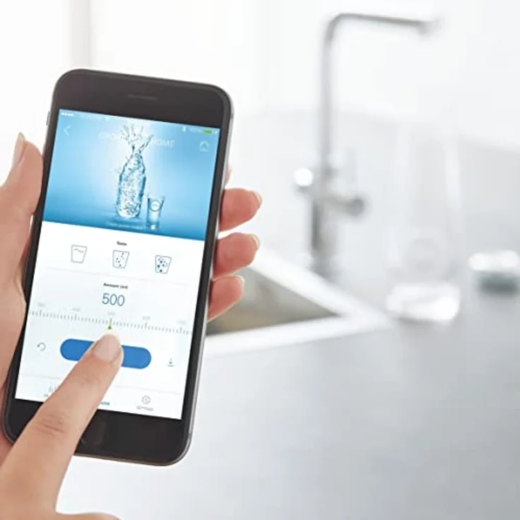 GROHE Blue - CO2 Flasche (425g, für jeden Wassersprudler, für bis zu 60 Liter), chrom, 40651000 – Bild 3