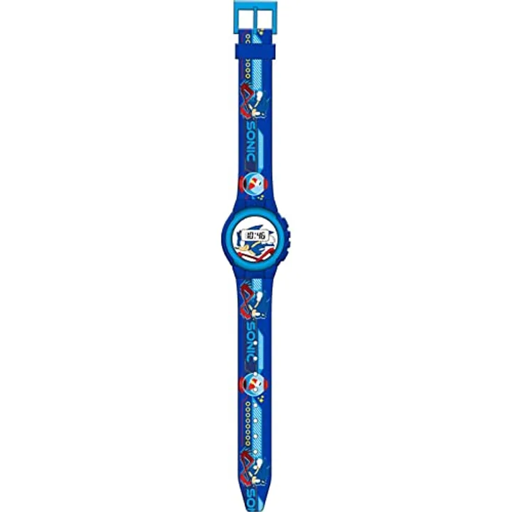 SEGA Kids Euroswan Klassische Uhr SNC4316M, Kinderuhr mit Kunststoffarmband und einfach ablesbarer Analoganzeige, blau