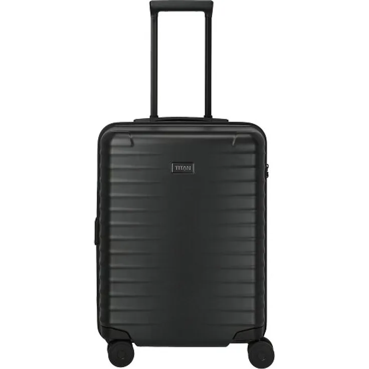 Titan Upgrade Kabinentrolley S 55 cm, 4 Rollen, 100% Polycarbonat, schwarz
