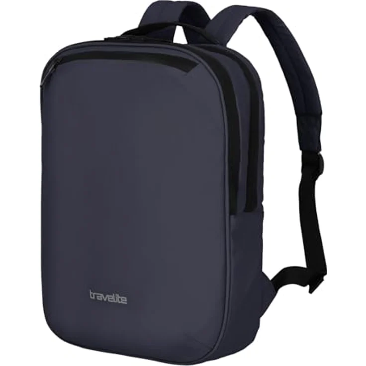 travelite Daypack BASICS Plane RV, Freizeitrucksack mit Laptopfach für Geräte bis 14", wasserabweisend, Sicherheitsfach, in trendigen Farben erhältlich – Bild 4