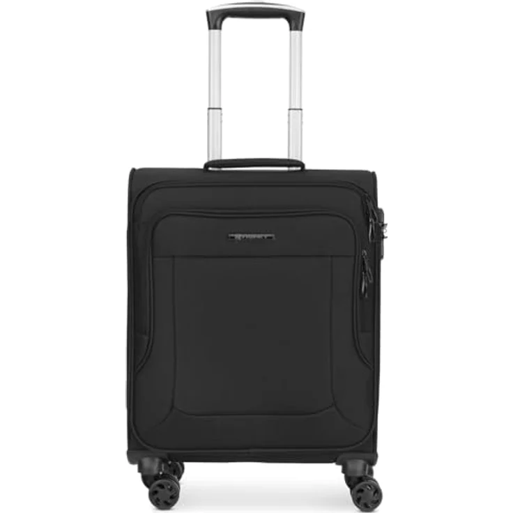 Franky Melbourne 3.0 Handgepäck Koffer | Weichgepäck Trolley mit 4 Rollen, arretierbarer Griff, Hemdenfach, Adressschild, Packriemen und Zahlenschloss | 40 cm x 20 cm x 55 cm – Bild 2
