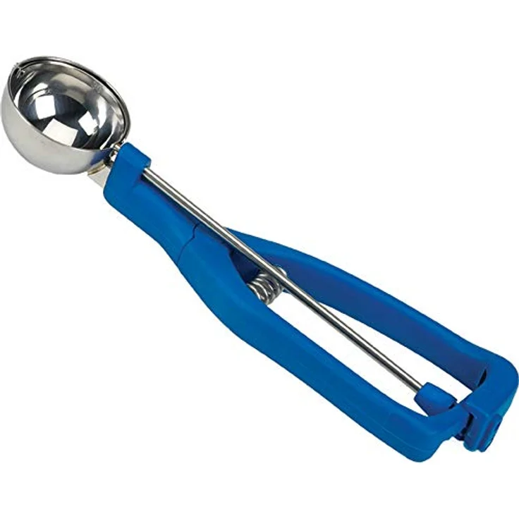 Schneider Eisportionierer ø 51 mm aus Edelstahl mit blauem Griff – Bild 2