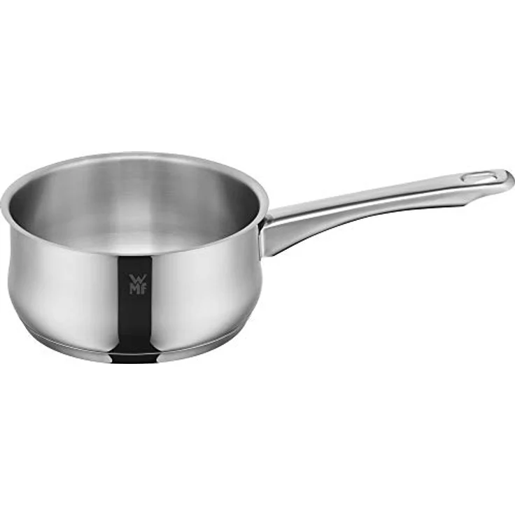 WMF Diadem Plus Stielkasserolle 16cm ohne Deckel, Kochtopf klein 1,5l, Milchtopf Induktion, Cromargan Edelstahl poliert, unbeschichtet – Bild 1