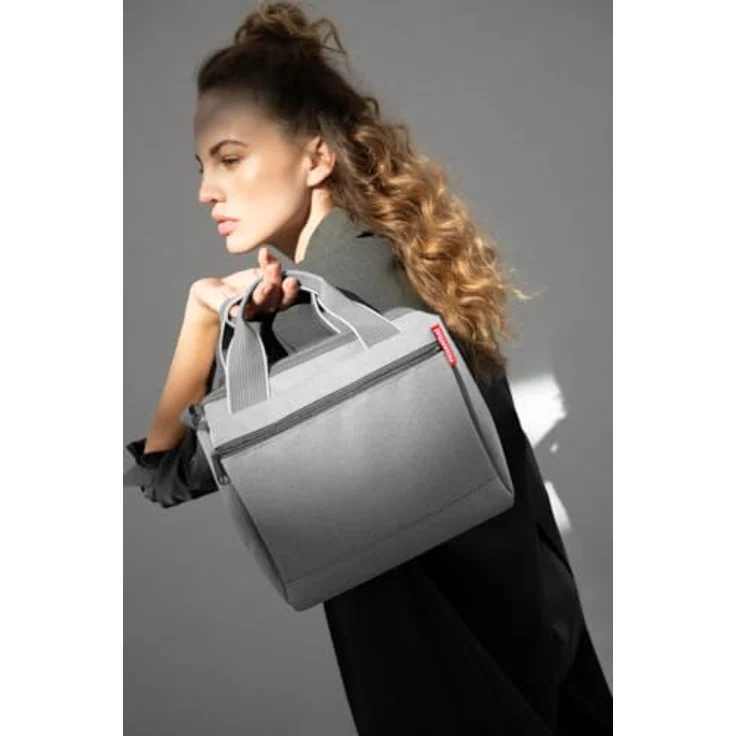 REISENTHEL® Einkaufsshopper allrounder cross herringbone grey, allrounder cross – Bild 5