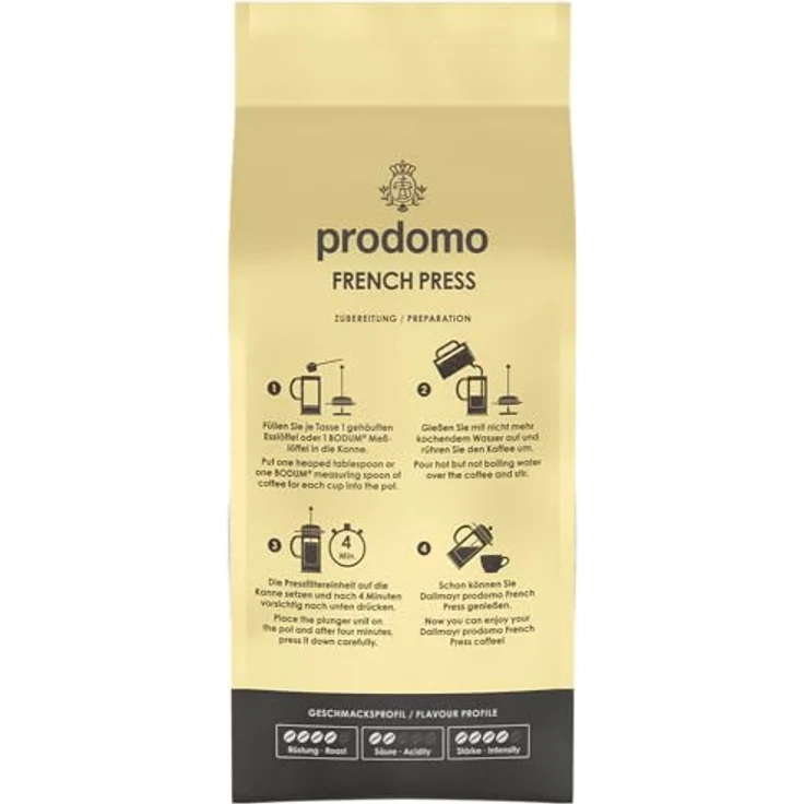 Dallmayr French Press Prodomo, 250g gemahlen – Bild 4