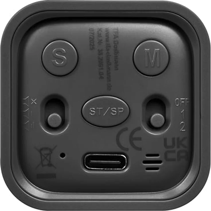 TFA Dostmann Würfel Timer Mini Cube 38.2061, vielseitiger digitaler Küchen-, Sport- und Bürotimer, schwarz, 5/10/30/60 Minuten einstellbar, inkl. Vibration- und Akustiksignal, Akku-betrieben – Bild 5