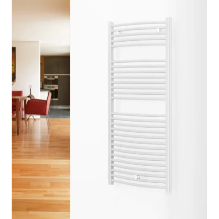 Ximax Badheizkörper Top, 59,5 x 169,1 cm, 1.024 W, klassisches Design, Handtuchwärmer, Anschlusskombination Link – Bild 2