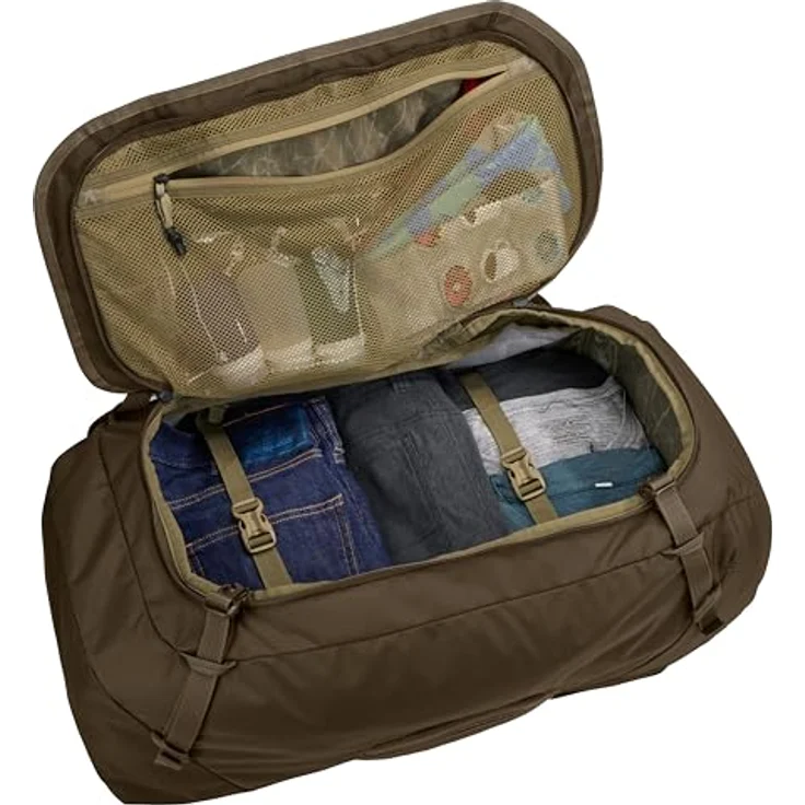 Thule Landmark Reiserucksack 55 cm mit Laptopfach, grün, 100% Polyester, 49 x 33 x 63 cm – Bild 11