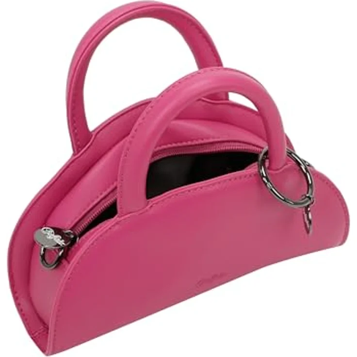 Buffalo Bowl Handtasche 23 cm, rosa, mit abnehmbarem Umhängeriemen – Bild 6