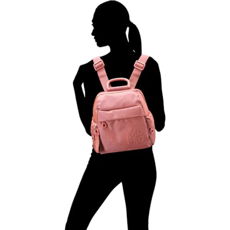 Mandarina Duck MD20 City Rucksack, 27 cm, orange, 100% Polyester – Bild 4