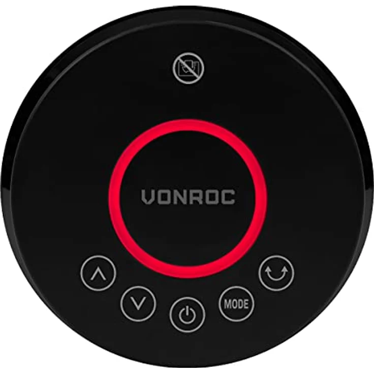 VONROC Heizlüfter 2000W, energiesparender Heizstrahler mit Timer, schwenkbar, Überhitzungs- & Kippschutz für Bad und Schlafzimmer – Bild 2