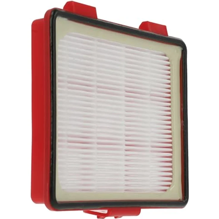 VHBW 3x Staubsaugerfilter für Grundig GMS 3600, Abluftfilter in Rot Schwarz Weiß, ultrafeine Schwebstoffe-Filterung – Bild 9