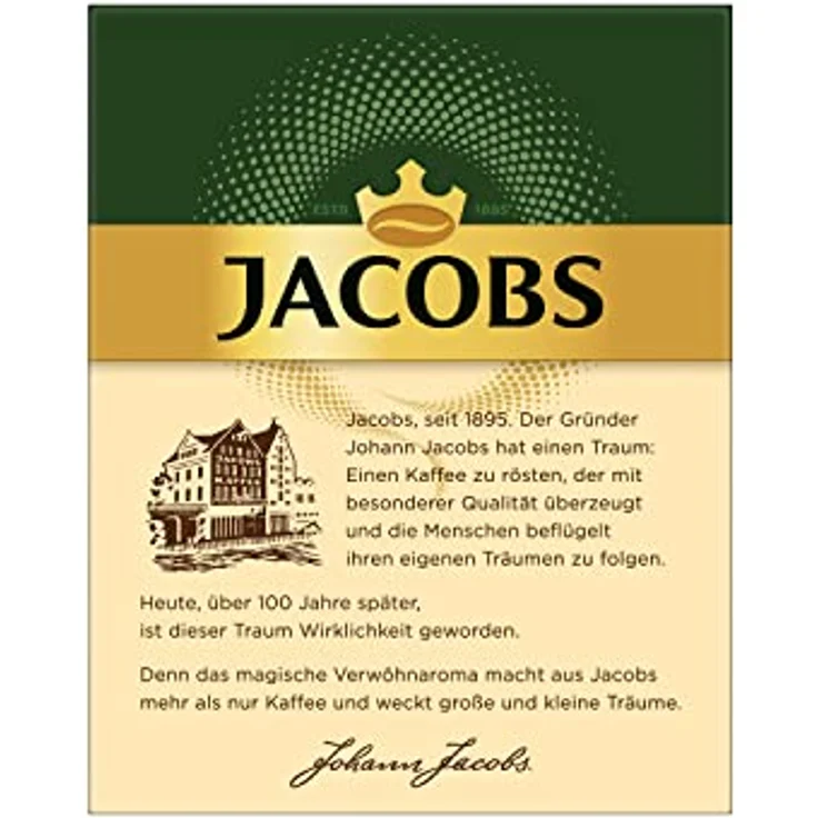 Jacobs Typ Café Crema, löslicher Kaffee, Instantkaffee, Instant, 25 Portionen – Bild 5