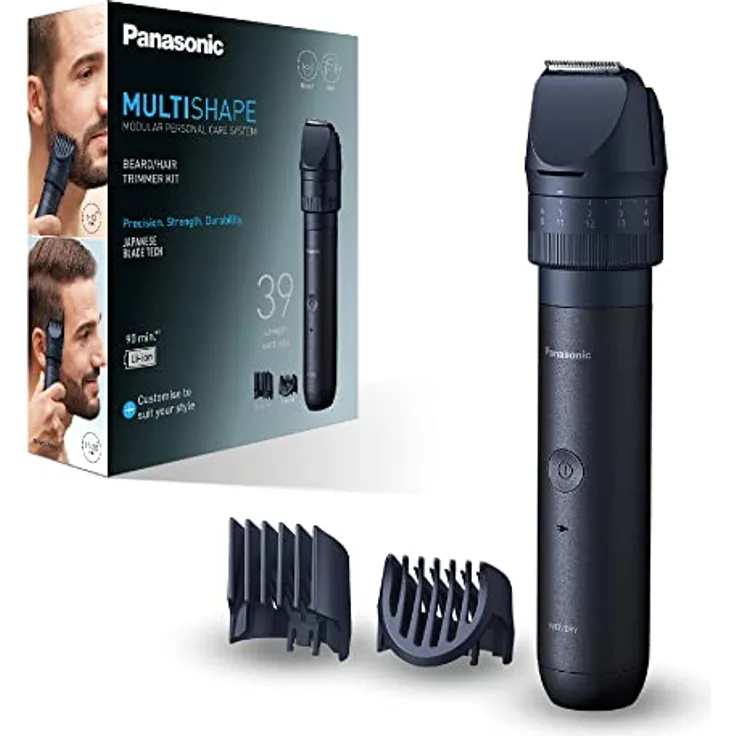 Panasonic MULTISHAPE modulares Körperpflege-System ER-CKL1, Starter-Kit, Bart- und Haartrimmer für Männer mit wiederaufladbarem Li-Ionen-Akku