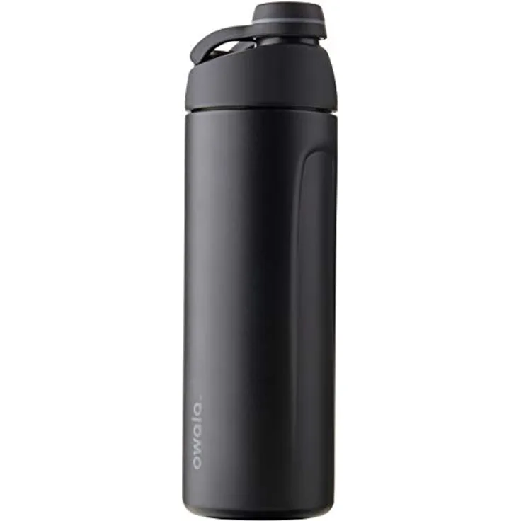 Owala Twist Edelstahl Trinkflasche mit Drehverschluss, 710ml, Very, very dark