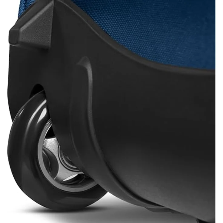 Redolz Duffle Essentials 2-Rollen Reisetasche, 28 cm, Blau, 39 l mit sicherem Reißverschlussfach und arretierbarem Griff – Bild 8