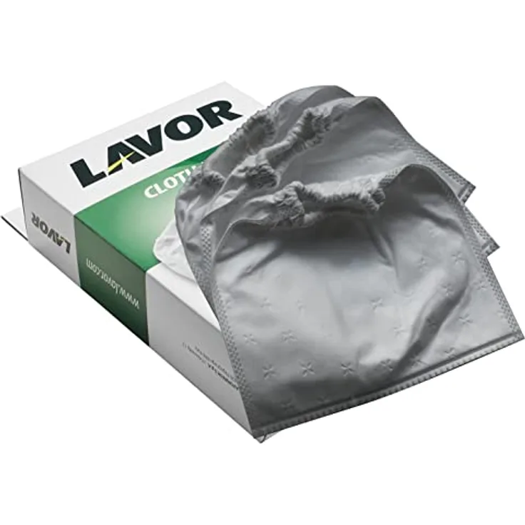 Lavor Multi-model Staubsauger-Tuchfilter, auswaschbarer Textilfilter, 3 Stück, Durchmesser 13,5 - 17,5 cm