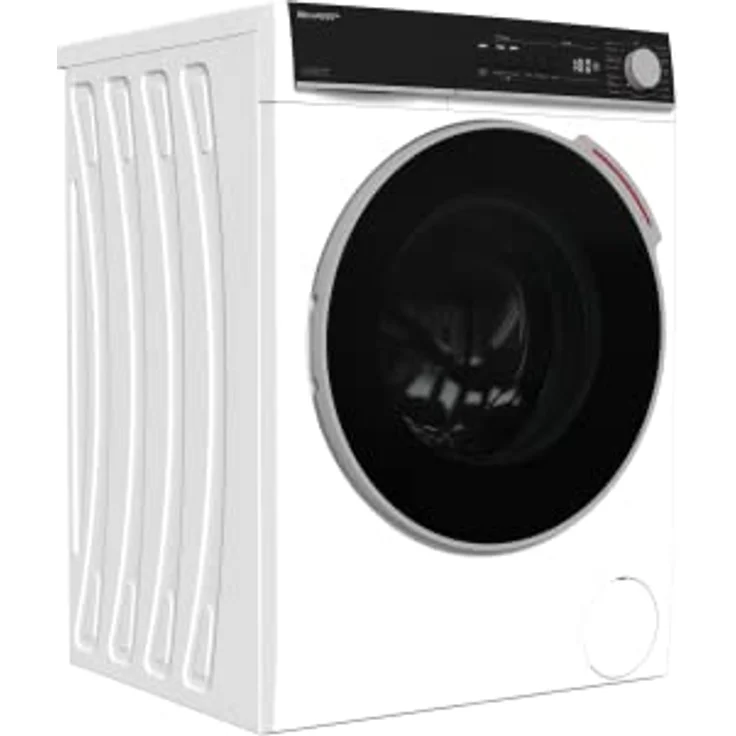 Sharp ES-NFB814CWA-DE, Frontlader-Waschmaschine, A, Fassungsvermögen 8 kg, Standgerät, Breite 60 cm – Bild 3