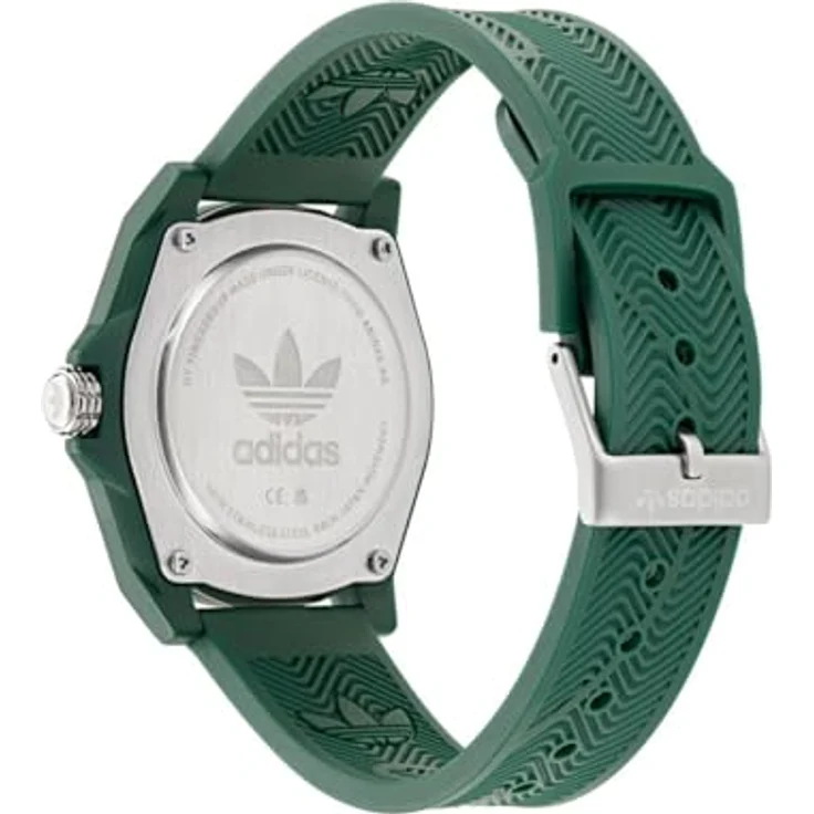 Adidas Originals Unisex Analog Armbanduhr Project Four, grün, Gehäusedurchmesser 41 mm, wasserdicht bis 5 bar, hochwertige Geschenkbox – Bild 3