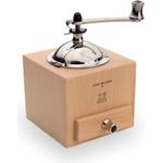 PEUGEOT Pfeffermühle Roellinger 13 cm - Inspiriert von der traditionellen Peugeot Kurbelmühle mit Schubfach - Aus PEFC-zertifiziertem Holz - Naturfarben