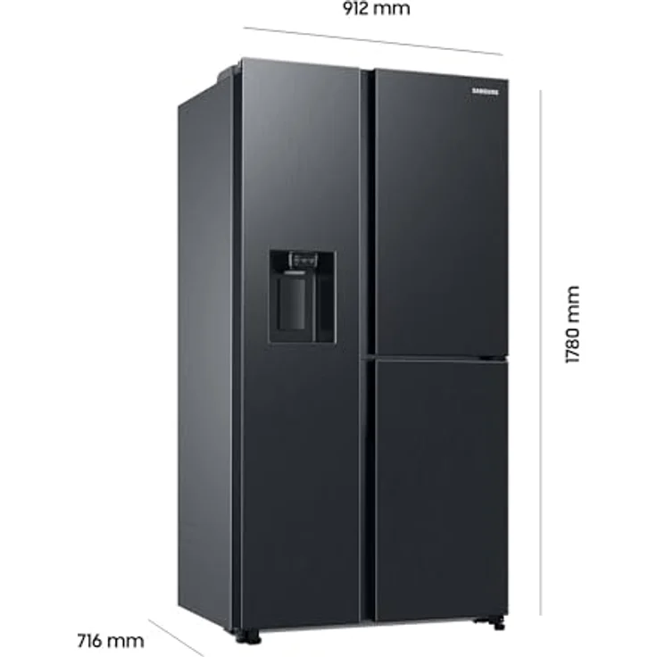 Samsung Side-by-Side, 627 L Schwarz – Bild 3