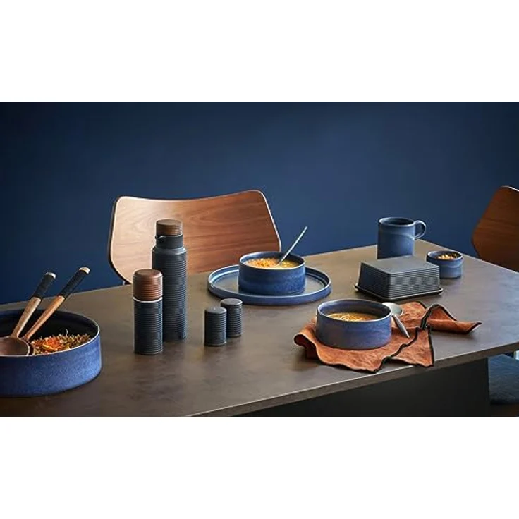 ASA Gewürzmühle Asa Salz- und Pfefferstreuer Set kitchenart Schwarz (2-teilig) - Hochwertiges Keramik-Gewürzset aus handgefertigter Produktion – Bild 2