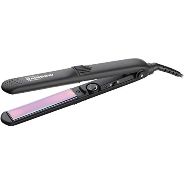 GAMMAPIU' Professioneller Haarglätter Rainbow, Langer Glatteffekt, Bügeleisen, Eliminiert Elektrostatik, Verriegelungsknopfverschluss, Einstellbare Temperaturen, Schnellheizung, Italienischer Stecker – Bild 1
