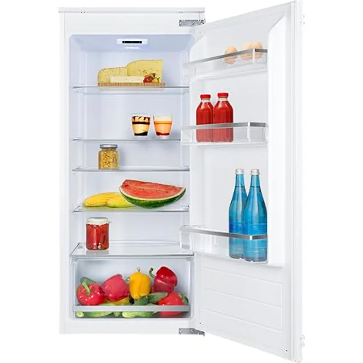 AMICA EVKSS 352 221 Einbaukühlschrank, 197 l Nutzinhalt, Energieeffizienzklasse E, 1221 mm hoch, Weiß