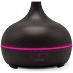 PRIXTON - Hidra H5B Luftbefeuchter - Aroma-Diffusor - Lufterfrischer - Gültig für die Aromatherapie - 300-ml-Behälter - LED-Nachtlicht - Timer 1-3-6 Stunden