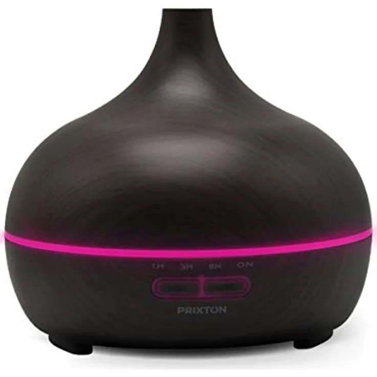 PRIXTON - Hidra H5B Luftbefeuchter - Aroma-Diffusor - Lufterfrischer - Gültig für die Aromatherapie - 300-ml-Behälter - LED-Nachtlicht - Timer 1-3-6 Stunden – Bild 1
