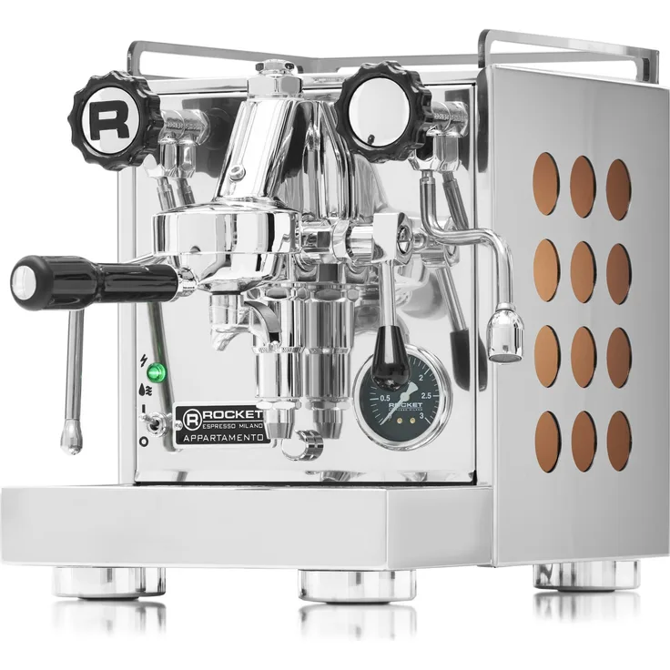 Rocket Appartamento, Siebträgermaschine, Silber
