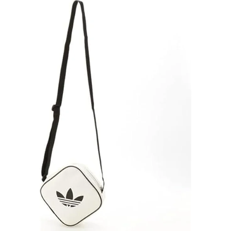 adidas Originals AC D BAG, Sporttasche aus Synthetikleder mit Rautensteppung, schwarz – Bild 6