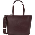 Marc O'Polo Shopper aus recyceltem Polyester, modern und nachhaltig, mit Water-based Coating, mittelgroß, schwarz