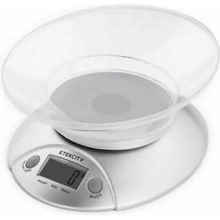 Etekcity Küchenwaage EK3550-RAV, Silber, Digitale Küchenwaage mit vielfältigen Einheiten