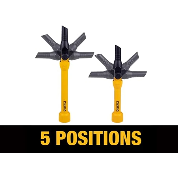 DeWalt DXVA00-1200E, Sauger-Verlängerungsrohr (2-tlg.) mit 180°-Gelenk und 5 Rastpositionen für schwer erreichbare Bereiche – Bild 7