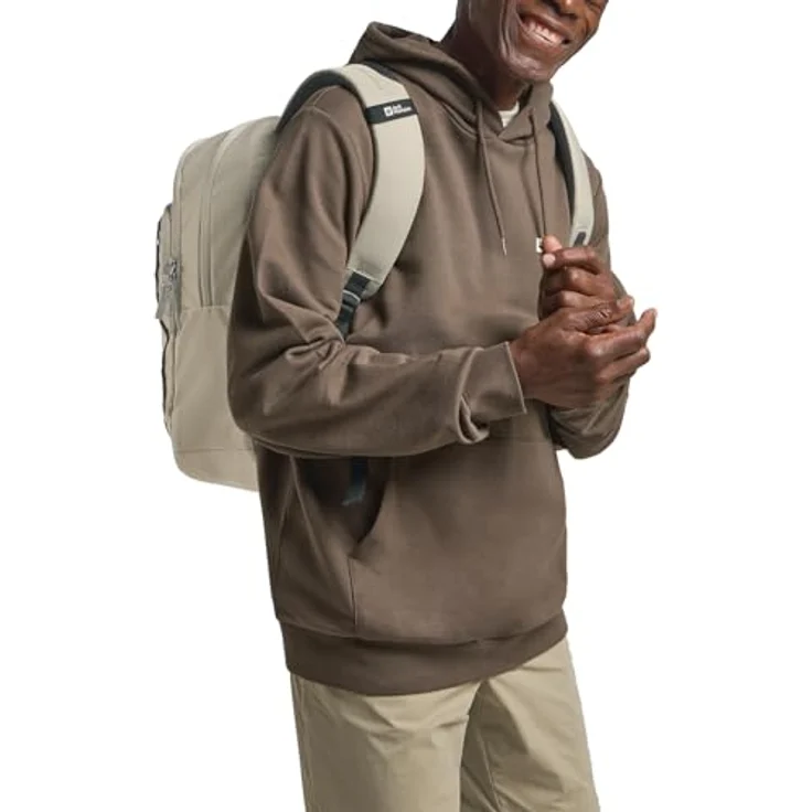 Jack Wolfskin Daypack TERRACADE, 24 Liter Rucksack mit gepolsterter Laptophülle und CROSSRIP 300D RE, schwarz – Bild 7