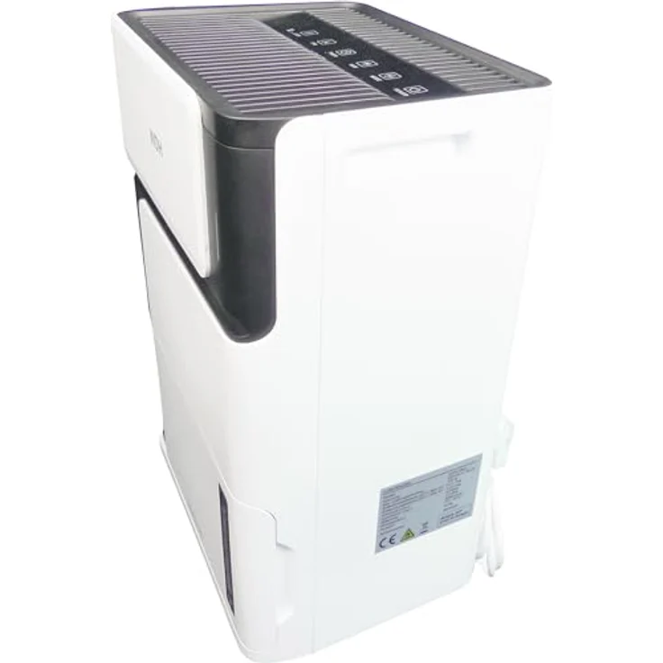 Aktobis WDH-106LE Luftentfeuchter, 8 L/Tag, leiser Betrieb, moderne Design, Timer-Funktion, Automatik und Kindersicherung – Bild 4