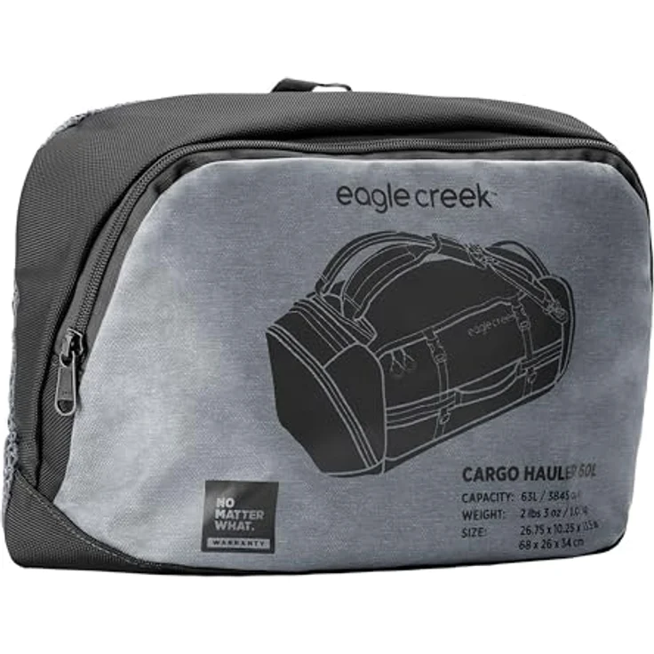 Eagle Creek Cargo Hauler Reisetasche 68 cm, grau, 100% Polyester, 68 x 34 x 26 cm – Bild 4