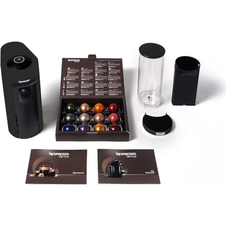 De'Longhi Nespresso Vertuo Plus ENV 155.B Kaffeekapselmaschine, 5 Tassengrößen, inkl. Willkommenspaket mit 12 Kapseln, 1,7 L, schwarz – Bild 9
