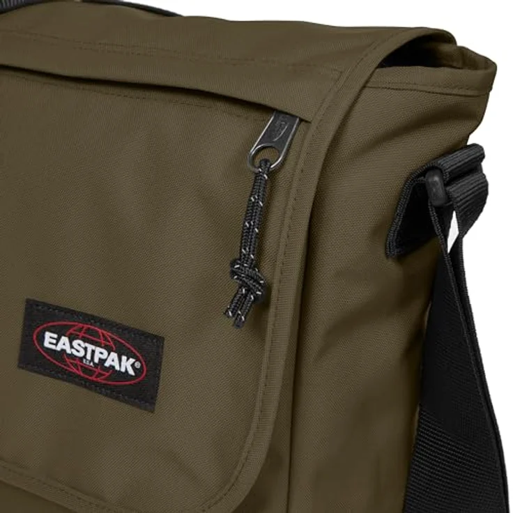 EASTPAK Delegate Umhängetasche, 20 L - Army Olive (Grün) - Water Repellent Fabric, 30 Year Warranty – Bild 4