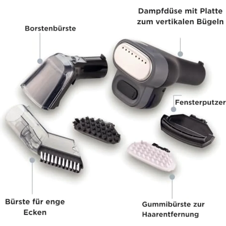 Ariete 2484 Spot Cleaner Steam Pro 5in1, Teppichreiniger und Dampfreiniger mit 1800 W, 3 Reinigungsmodi, hohe Saugleistung zur Fleckenentfernung für Sofas, Teppichböden und Autoinnenräume – Bild 3