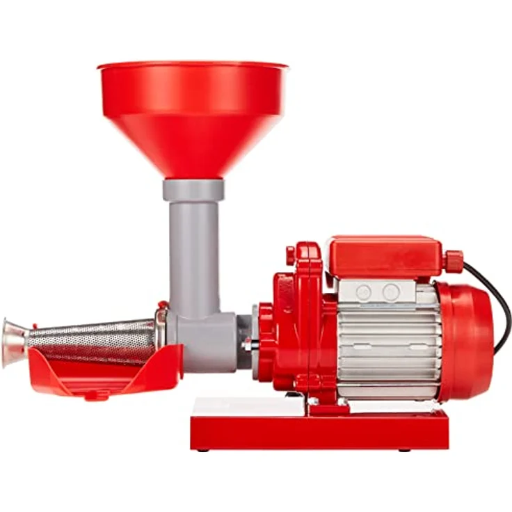 Artus 9008 NE Tomatenpresse Elektro-Vergangenheit von Tomaten und Marmelade 400 W, Schwarz-Rot – Bild 5