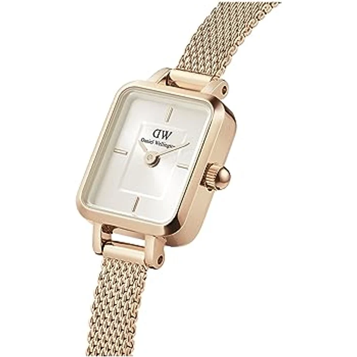 Daniel Wellington Quadro Uhr 15.4x18.2mm Double Plated Stainless Steel (316L) Rose Gold, Elegant und zeitlos mit veredeltem Edelstahl 316L – Bild 3