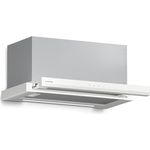 Klarstein Velaire Dunstabzugshaube 60cm, Unterbau, Ausziehbar, 896 m³/h Boost, Touch, Energieklasse A++, LED-Beleuchtung, Leise, Aluminium- & Aktivkohlefilter, Weiß