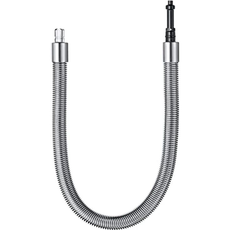 Jura 24112 Milchschlauch mit Edelstahlummantelung, Silber – Bild 2