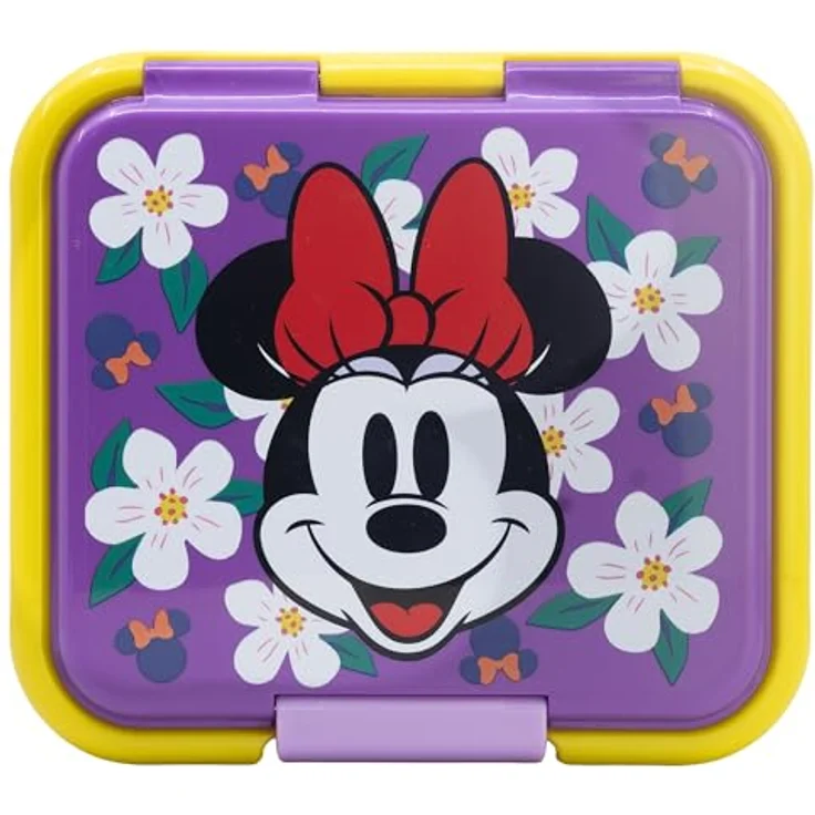 Stor Lunchbox Disney Minnie Mouse, Kinder Brotdose für Snacks, einteilig und leicht zu reinigen – Bild 2
