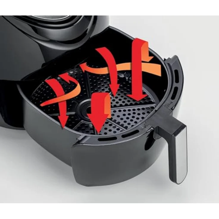 Ariete Heißluftfritteuse 4618 Airy Fryer XXL, 1300 W, Fassungsvermögen 2,5 kg – Bild 4